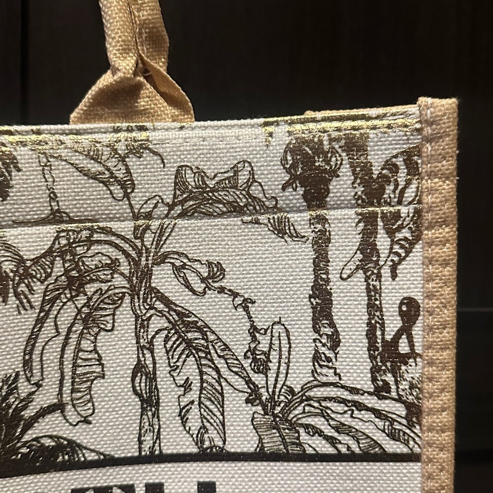 Gold St Barts Tote